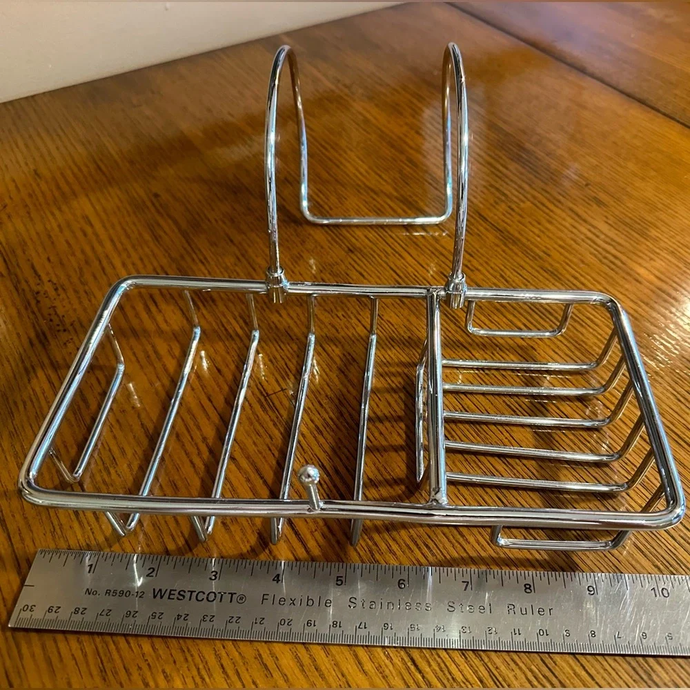 Chrome Soap Holder for Clawfoot Tub - Picture 2 of 8